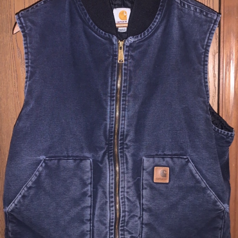 Carhartt Denim Vest XL Vintage